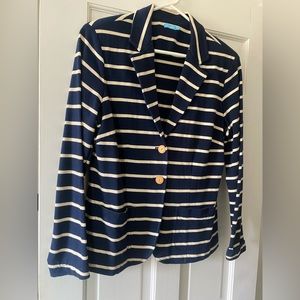 J. McLaughlin Striped Blazer Jacket